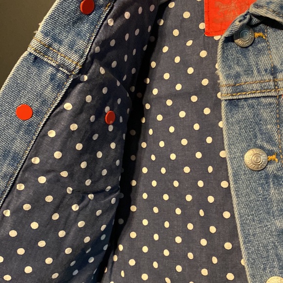 Levi's Denim Trucker Jacket Infant Size 18 M Levi’s Jean Jacket Baby Jacket Blue - Picture 9 of 14